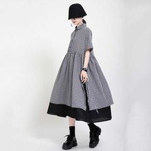 Load image into Gallery viewer, Aegirine - Pleated Button Shirt Dress
