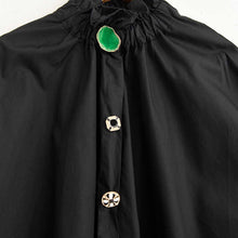 Load image into Gallery viewer, Emerald - Decorative Button Blouse
