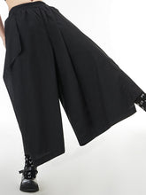 Load image into Gallery viewer, Montana - Elastic Waist Peek A Boo Wide Leg Loose Fit Trousers
